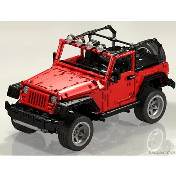 

Technic Series Building Blocks New MOC RC Car Jeeps Rubicon Remote Control Off-road Car DIY Bricks For Kids Toys Gift