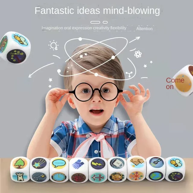 New Educational Toy Story Dice Intelligence Development Brain Interactive Thinking Logic Toy Games Educational Toys 4