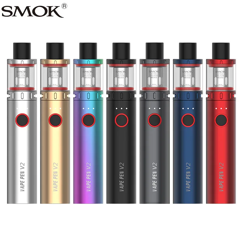 Original SMOK Vape Pen V2 Mechanical Kit 60W 1600mAh Built-in Battery 3ml Pod Vape Mod Kit Electronic Cigarette Vaporizer vape mod