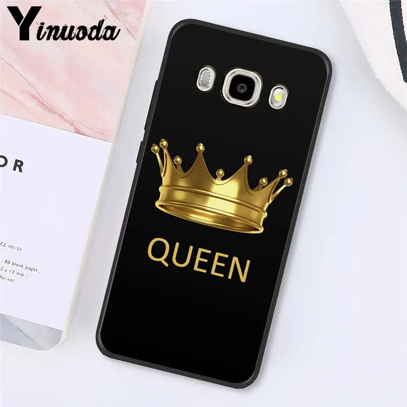 Cartoon Crown King and Queen  