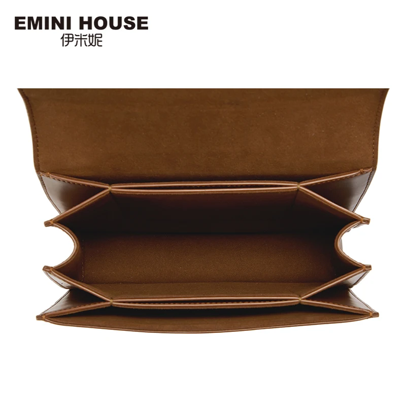EMINI HOUSE, висячие Сумки через плечо для женщин, роскошные сумки, женские сумки, дизайнерские сумки из спилка, женская сумка-мессенджер, дамская сумочка