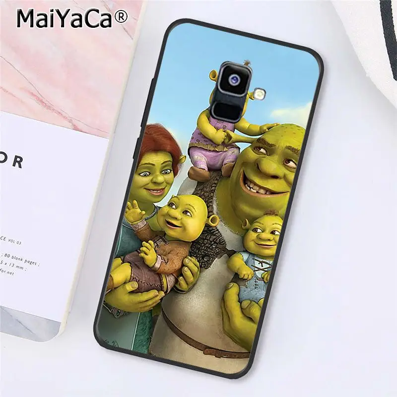 MaiYaCa мультфильм, значок из кинофильма "Шрек" Кун чехол для телефона для samsung Galaxy A7 A8 A6 плюс A9 A50 A70 A20 A30 A40 - Цвет: A4