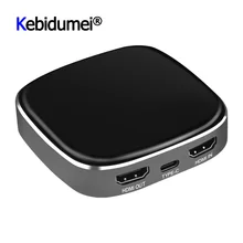 Тип C видеозахвата 4K 60Hz для захвата игры и видео HDMI устройство захвата для потока Live для Xbox для PS4 переключатель DSLR видеокамеры