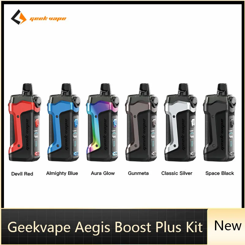 Оригинальный Geekvape Aegis Boost плюс комплект 5 мл картридж 40 Вт 3-в-1 Vape Pod Мощность