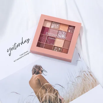 

16 Color Pigment Colorful Eyeshadow Palette Charming Republican Matte Shimmer Glitter Powder Eye Shadow Pallete Eye Makeup