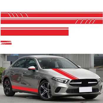 

Cover Car Decals Stickers Decoration Rearview Mirror Red SUV Side Door