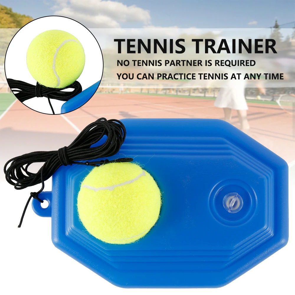 Tennis Trainer Training Aids Tool Set with Elastic Rope Ball Practice