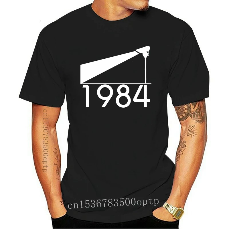 Новинка 1984 футболка George Orwell Big Brother все цвета летние топы с круглым вырезом |