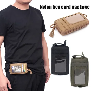 

Outdoor multi-function tactical wallet key bag Waterproof Sports Purse Card Pocket Key Hanging Bag H66