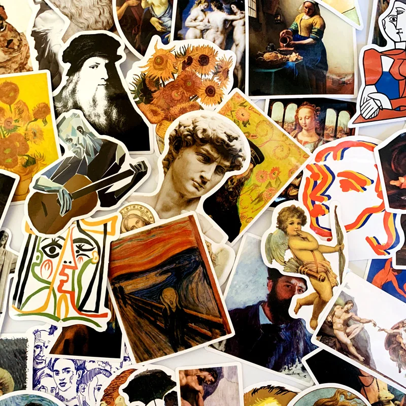 

40/50/100PCS DAVID Stickers for Kids Laptop Car Decal Fridge Skateboard Rock Music Sticker Toy Stickers 2020
