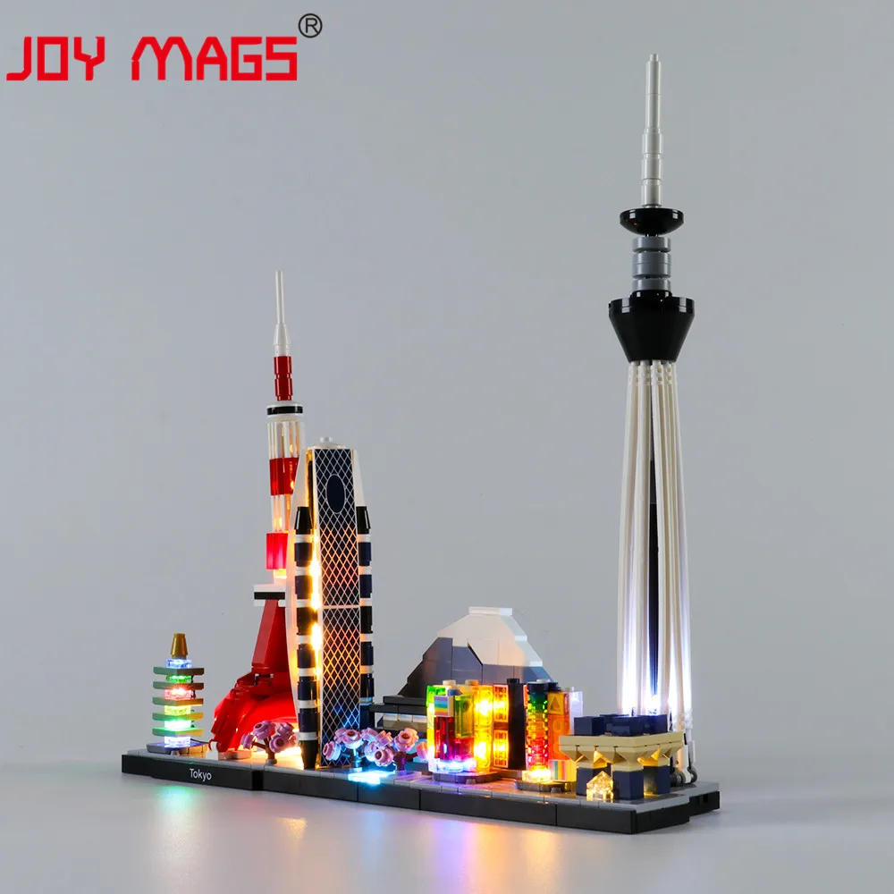 JOY MAGS только светодиодный светильник набор для архитектуры Токийский skyline