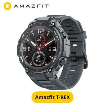 

Amazfit T-rex T rex Smartwatch 5ATM 14 Sports Modes Smart Watch GPS/GLONASS MIL-STD for iOS Android phone 2020 New CES