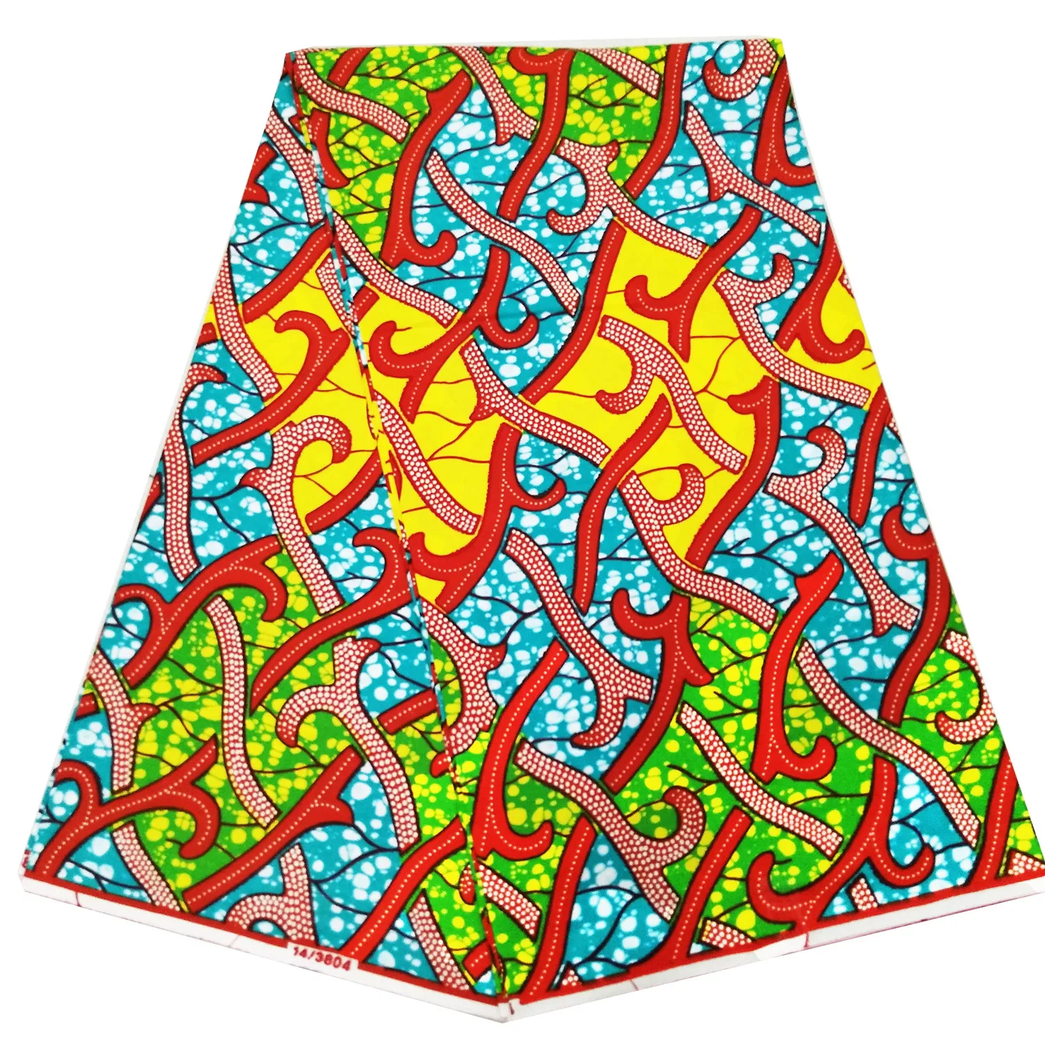 Новое поступление Анкара ткань высокого качества хлопок голландский воск ткань настоящий воск африканская Ткань 6 ярдов V 756