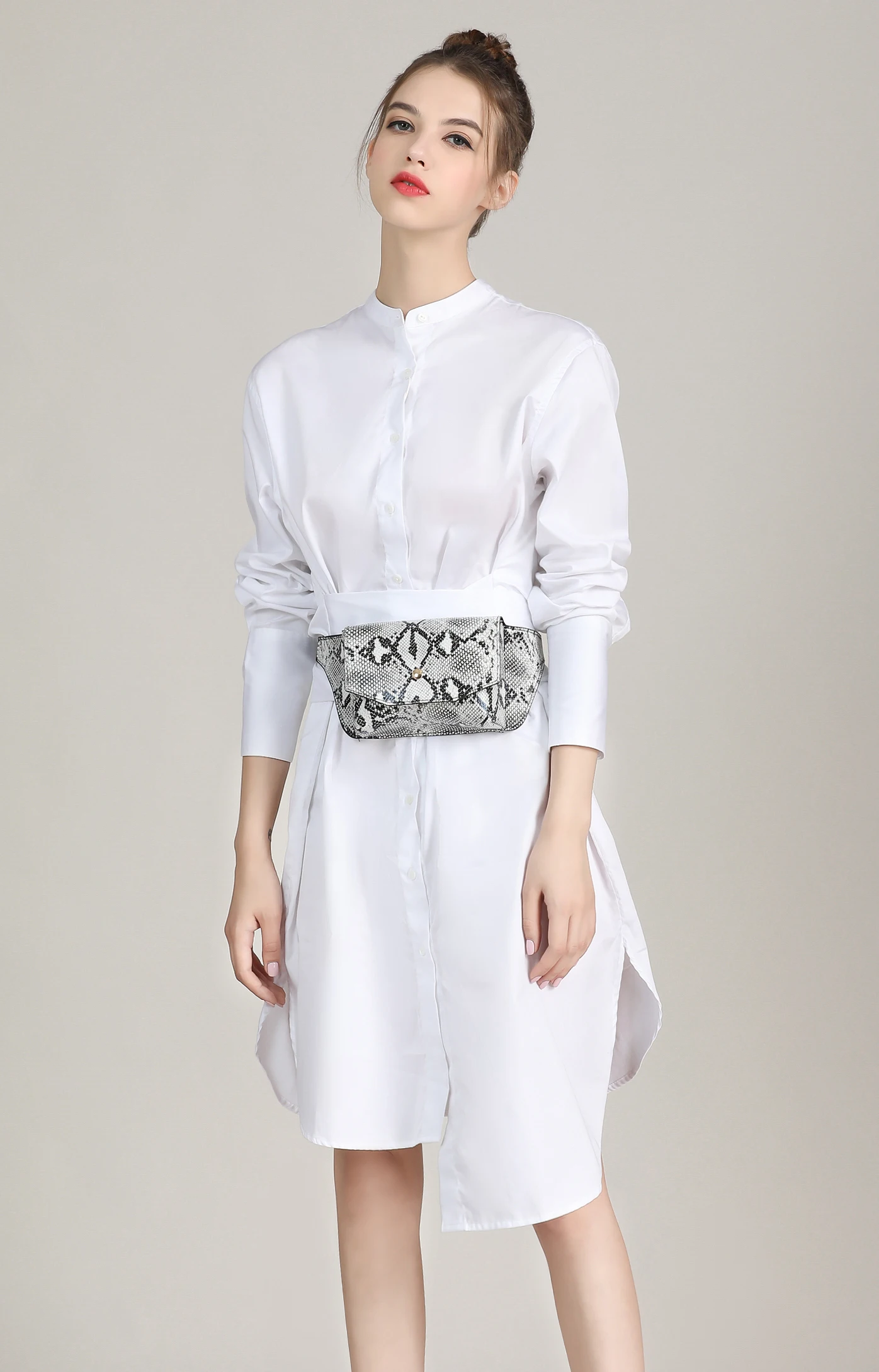 Поясная сумка со змеиным принтом для женщин роскошные дамские сумочки из