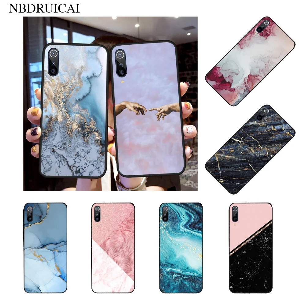 

NBDRUICAI Marble pattern Custom Photo Soft Phone Case for Xiaomi 8 9 se 5X Redmi 6pro 6A 4X 7 5plus note 5 7 6pro