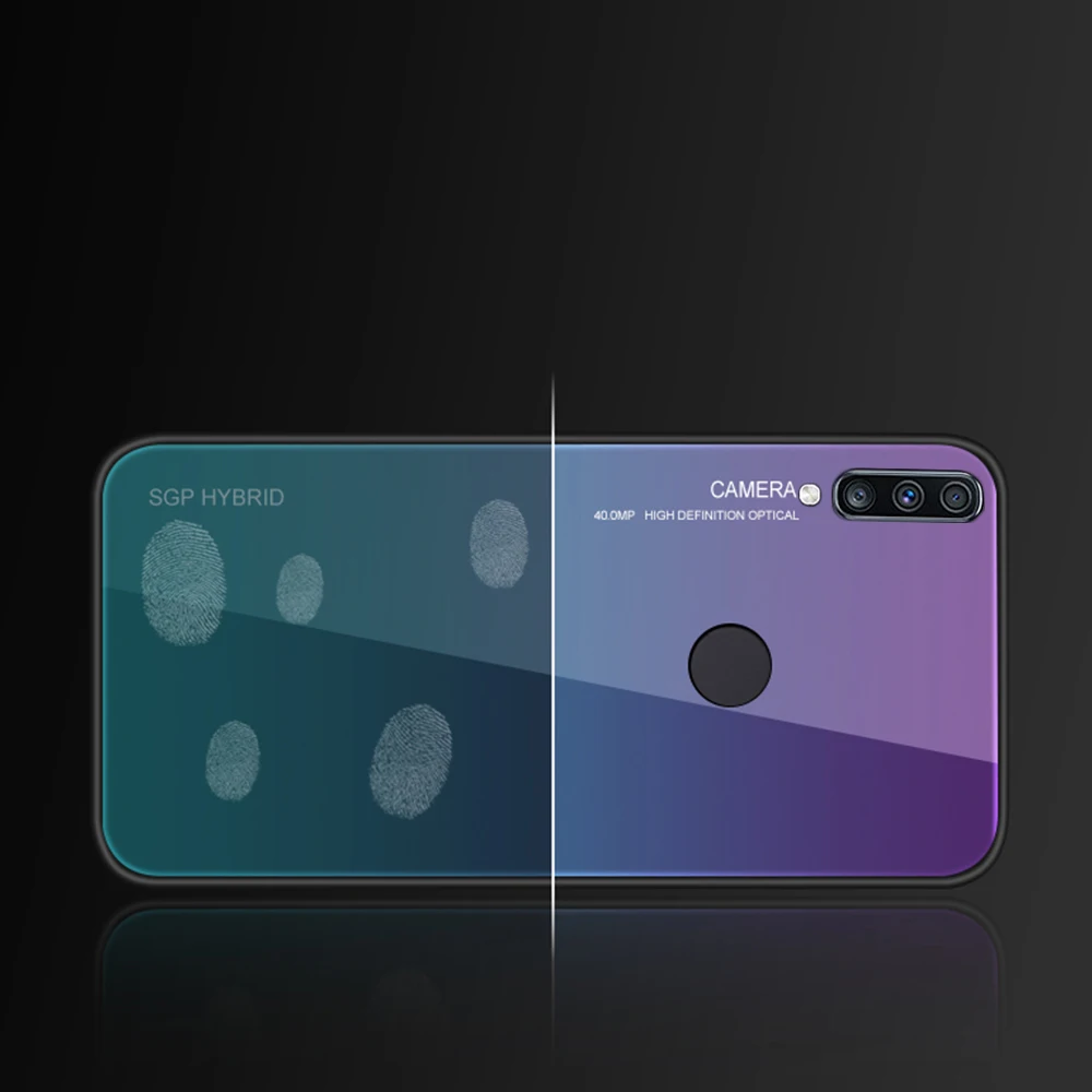 Для samsung A70 цветной чехол из закаленного стекла для samsung Galaxy A70 чехол для телефона A 70 A705FN Мягкий ТПУ защитный чехол