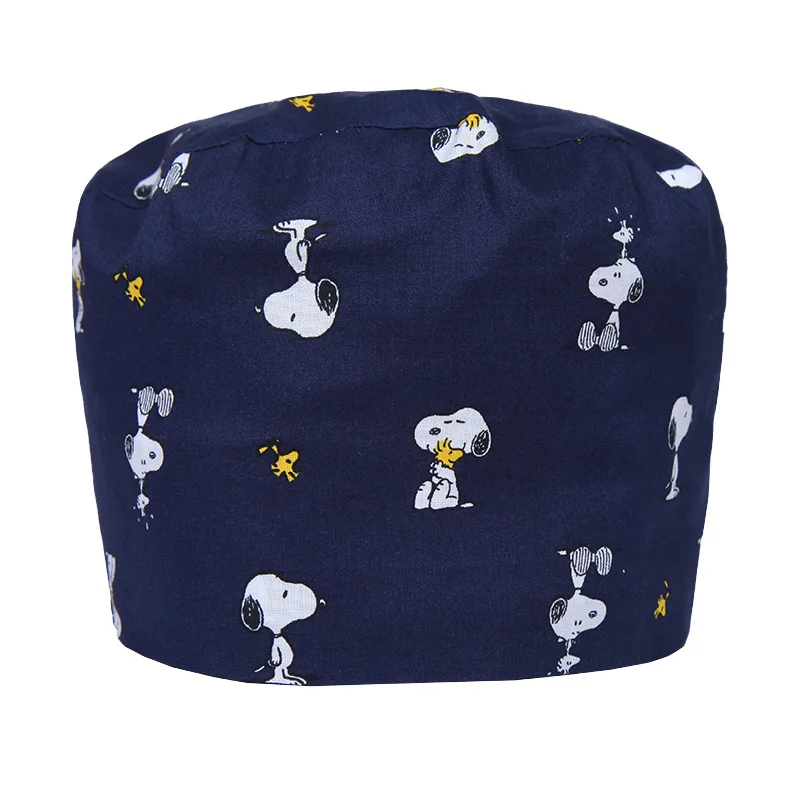 new Pet Veterinary Surgical Cap Medical Work Caps Nursing Hats Ground Cap Tieback Straps Adjustable Sweatband Dental Clinic Hats