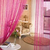 Beaded String Curtain Door Curtain Beads Thread Curtains Window Wall Panel Room Divider Doorway Home Living Room Wedding Decor ► Photo 3/6