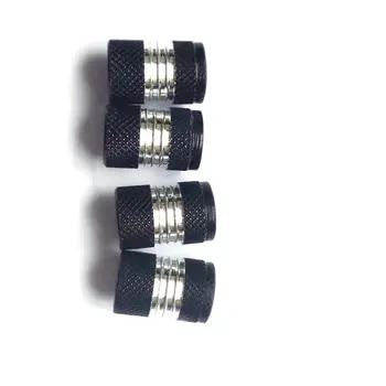 

4 Pcs Car Motorbike Bike Aluminium Tyre Wheel Stem Air Valve Dust Caps Covers