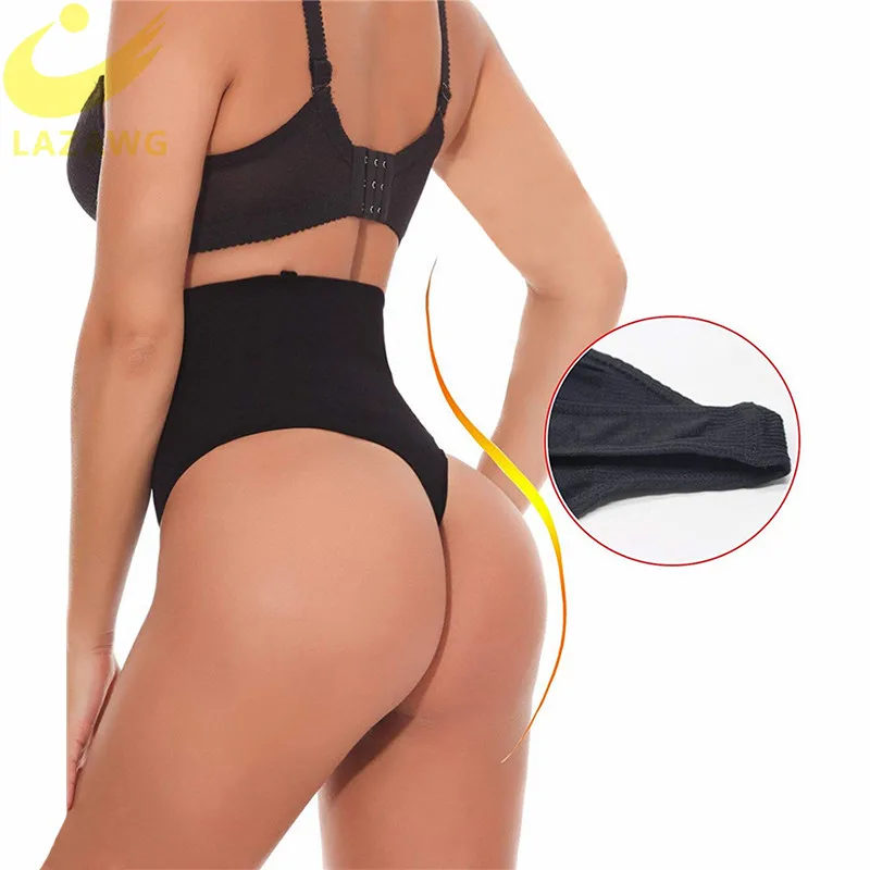 

LAZAWG Women Body Shaper Slim Tummy Control PantiesThong Panty Seamless Shapewear Sexy Butt Lifter Briefs Waist Trainer Fajas