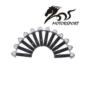 

Exhaust Manifold To Cylinder Head Stud Nut Kit M10*1.25 For 1990-2007 Toyota 1HZ 1HD 1HDT 1KZTE 4.2D Landcruiser 90116-10171