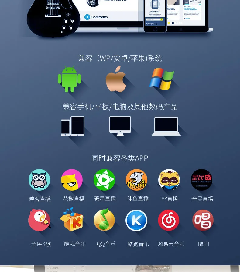 Jiy Sound Card Double Mobile Phone Computer Universal Live K Song Sound Card Mobile Phone Sound Card Anchor Douyin Equipment DSP