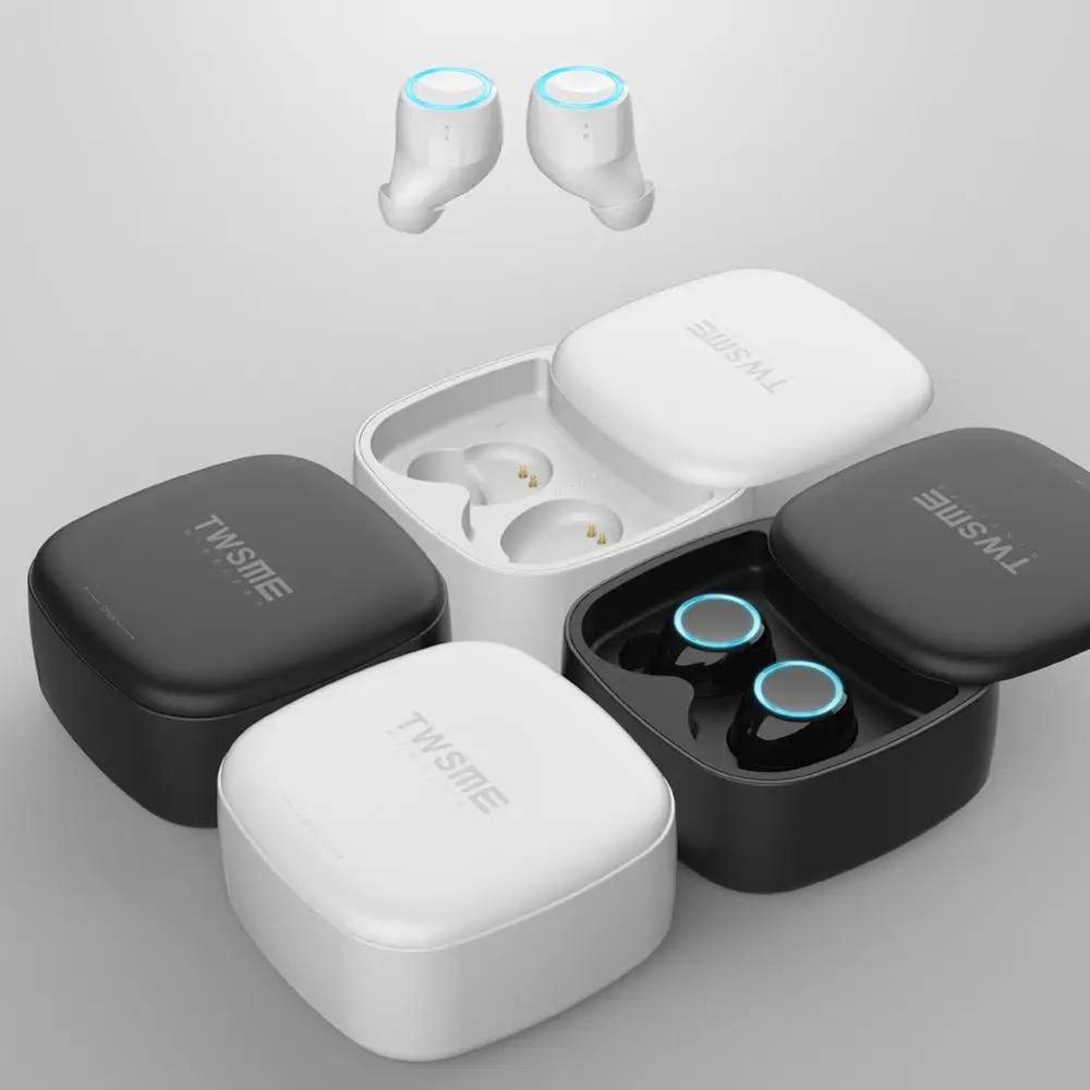 MIJIA TWS ME V5 Bluetooth наушники с двойной ручкой мини Беспроводные спортивные сенсорные