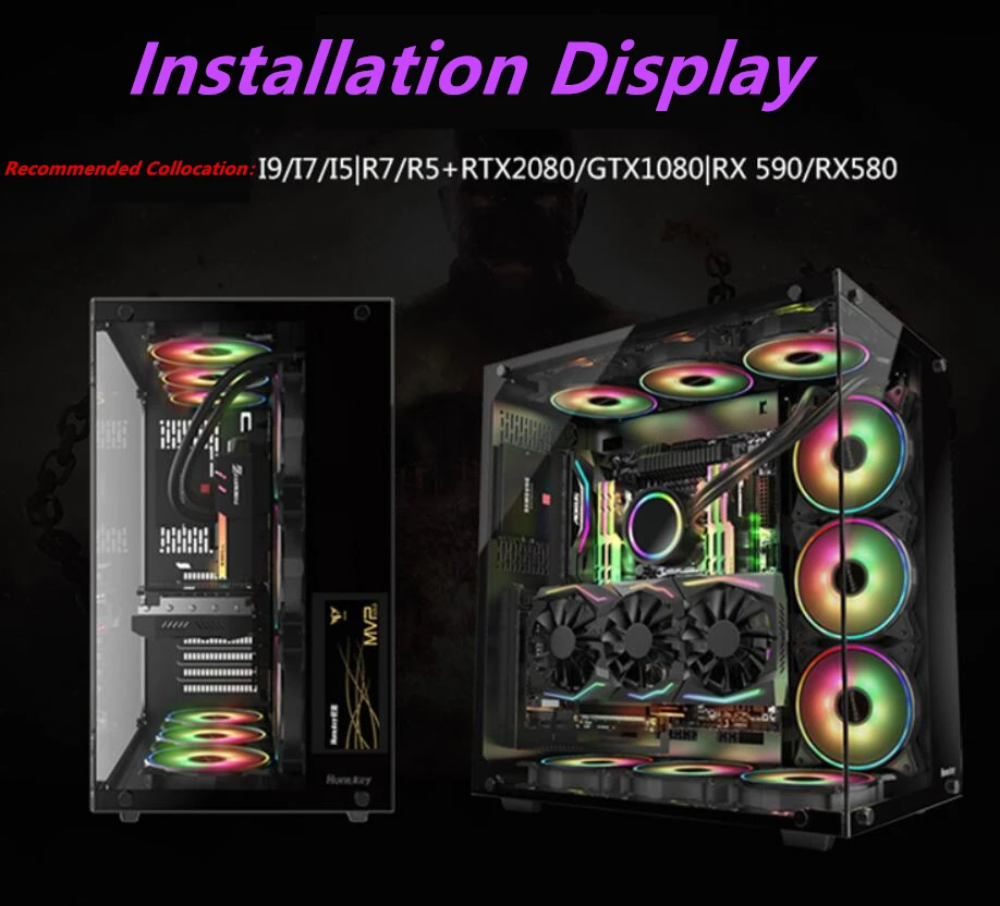 Блок питания для Huntkey блок питания ATX I5 7 9 R7 5 GTX1080 RTX2080Ti 2070 RX590 80PLUS Золото Полный Модуль 600W Питание жесткий чехол для телефона с изображением основного игрока K600 HK700-51PP
