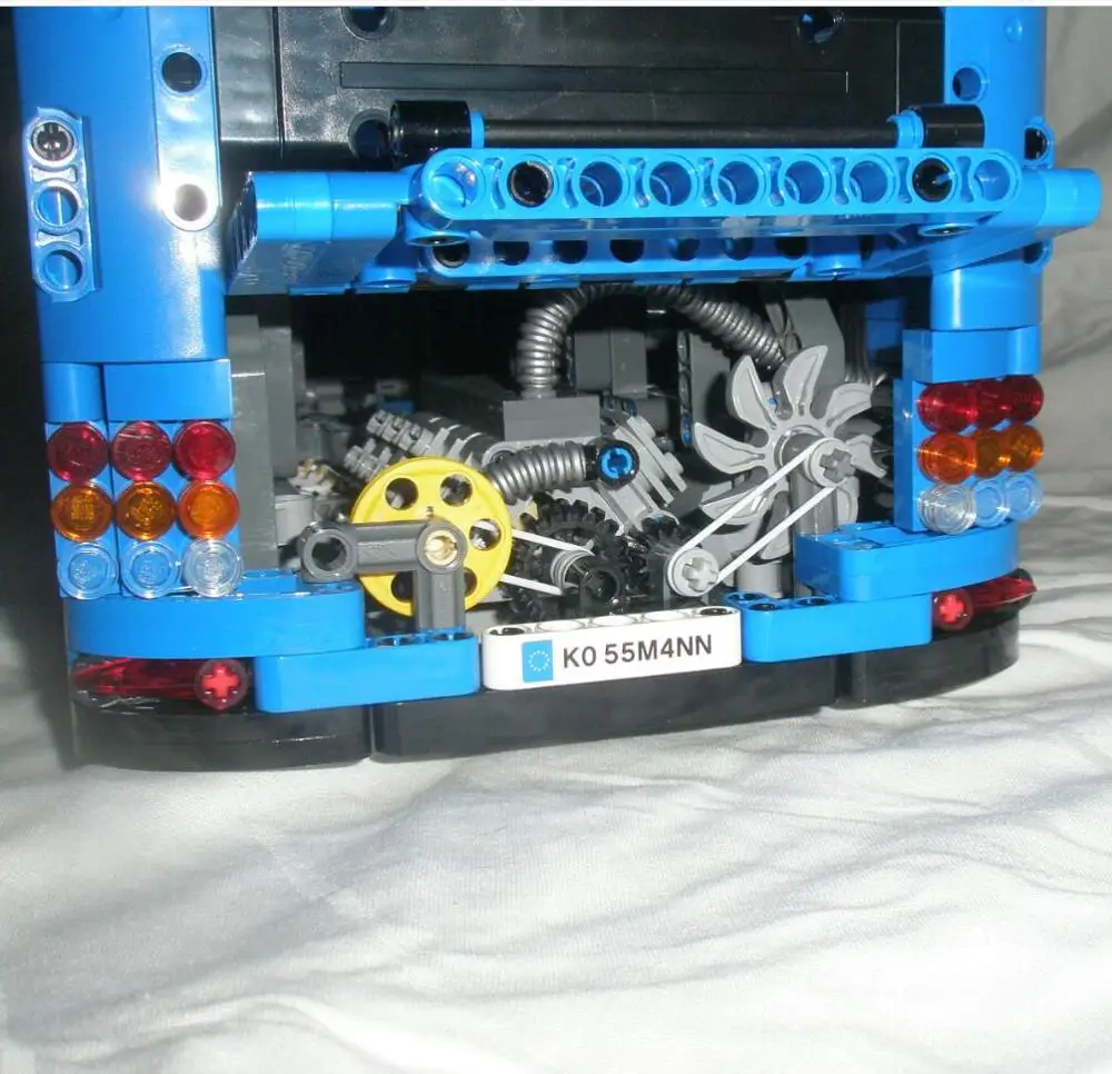 MOC RC Функция питания MOC-5161 автобус моторная техника наборы строительные блоки кирпичи diy игрушка подарок