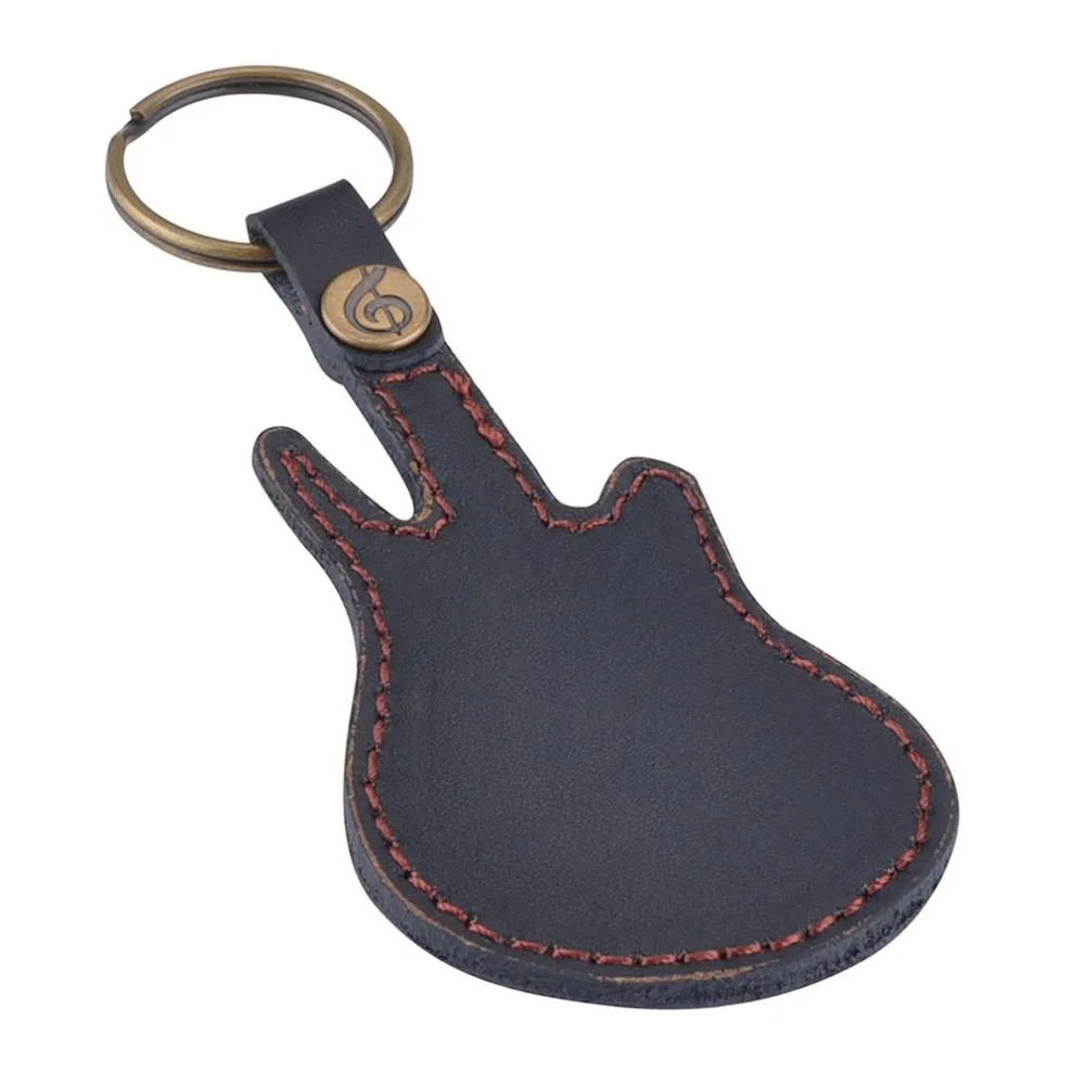 Новое кольцо для ключей кожи весла посылка чехол держатель для Guita выбирает 5 случайных весла гитары развертки-циферблат Запчасти аксессуар для гитары