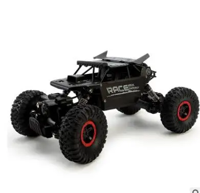 Черный Радиоуправляемая машина 1,3 кг 4CH 4WD Rock Crawlers 4x4 вождение автомобиля двойные двигатели привод Bigfoot автомобиль пульт дистанционного управления модель автомобиля внедорожник игрушка - Цвет: Черный