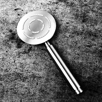 

304 Stainless Steel Supercharged Shower Head Handheld Home Bathroom Water Saving Accessories Silicone Round Ring Lotus Mist