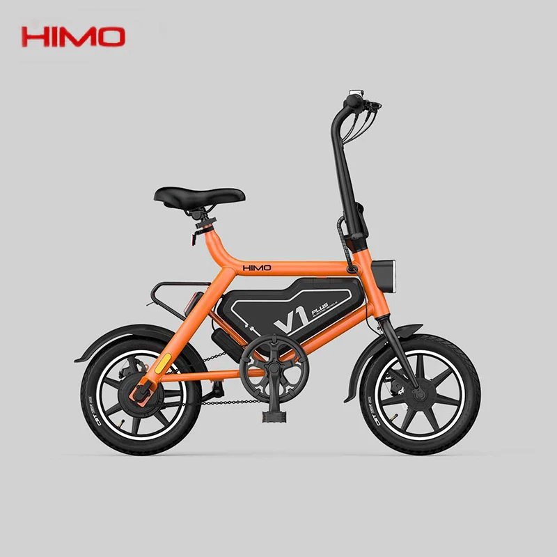 HIMO V1 плюс открытый Электрический велосипед 25 км/ч смарт-велосипед 250 Вт 60 км электрический мопед с длиной 100 кг Емкость для взрослых - Цвет: red