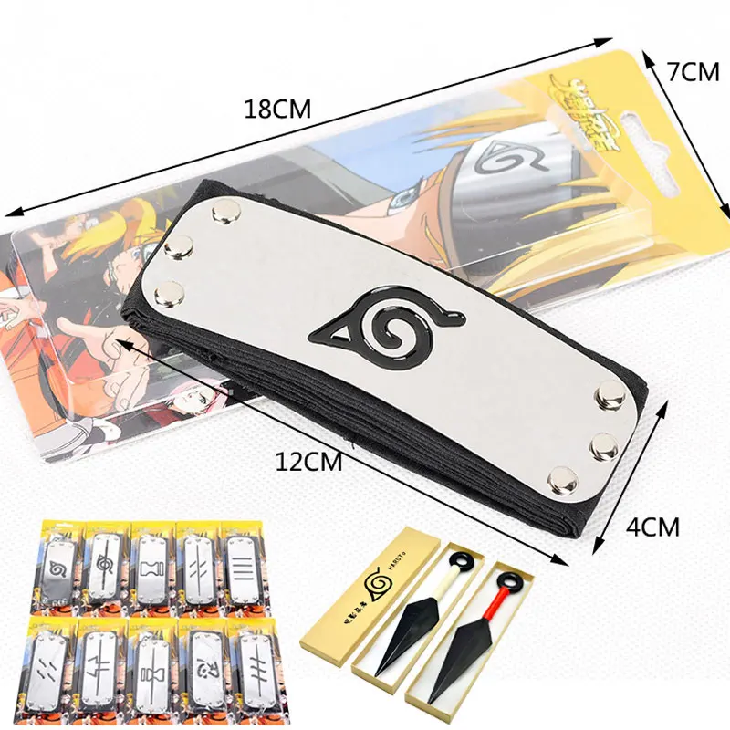 Повязка на голову с ножами удзумаки Наруто из аниме Деревня листьев|Аксессуары