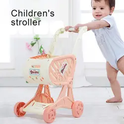 Simulation de supermarché en plastique pour enfants, caddie de supermarché, jouet maison de jeu, cadeau pour filles, coupe de Fruits et légumes, jeu de rôle 