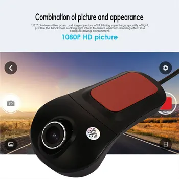

Wifi Car DVR Dash Cam Premium Video Recorder Loop Recording Automobile HD 1080P 170 Drgrees Universal Driving Recorder
