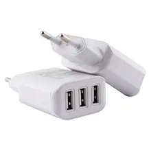 AC DC 5V Универсальный Питание 3-Порты и разъёмы USB мобильного телефона Зарядное устройство 5V 2A USB Питание 220V адаптер переменного тока EU Штепсель быстрое Зарядное устройство адаптер