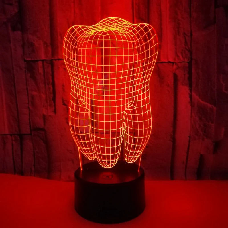 

Top-3D Night Lamp for Kids Gift Colorful Table Lamp Decoration Shows