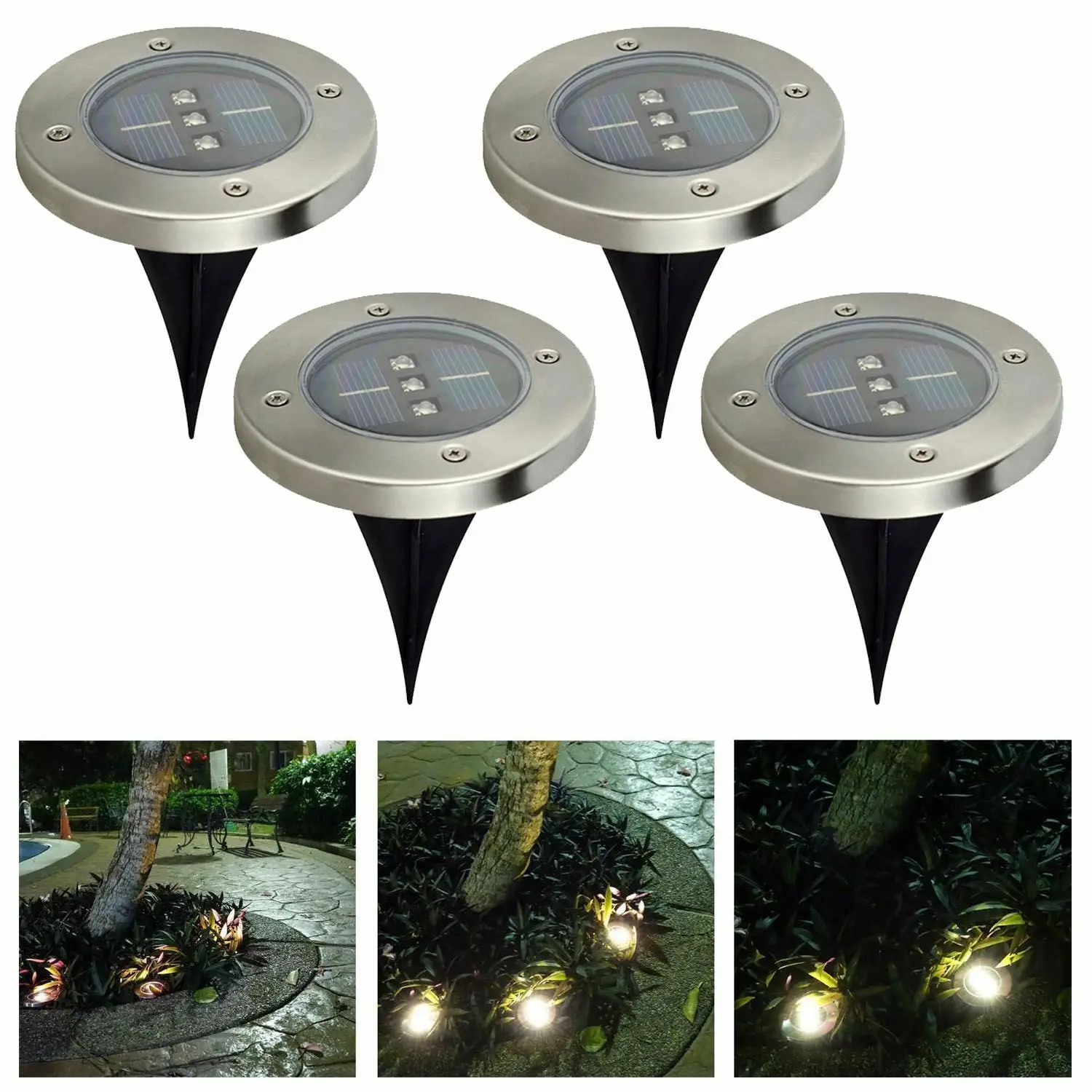 3LED солнечный подземный свет стиль Солнечный подземный свет Ebay, Amazon Taobao Избранное