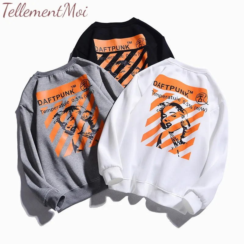 

Autumn Winter Fleece Print O Neck Long Sleeve Pullover Thick Loose Men Women Hoodies Sweatshirts Female Casual Sweatshirt Tops