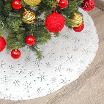 

Christmas Tree Skirt Carpet New Year Decorations Xmas Decoration Tree Skirt Ornaments Festive Party Supplies