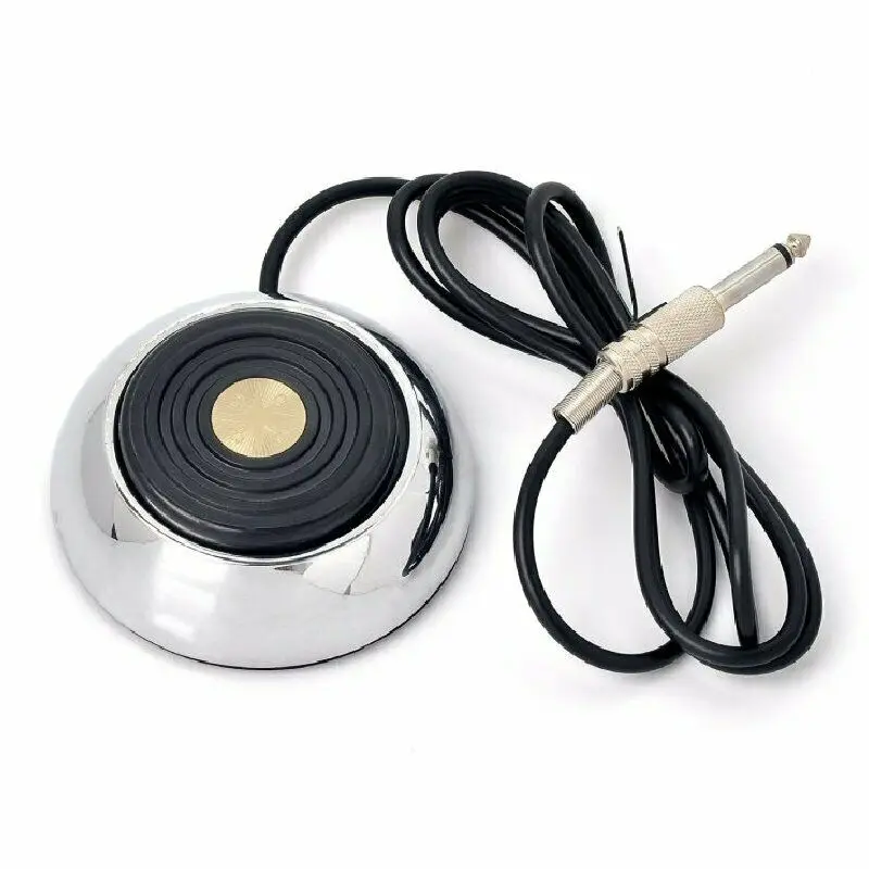 ATOMUS Tattoo Machine Foot Pedal Switch Stainless Steel 360 Degree