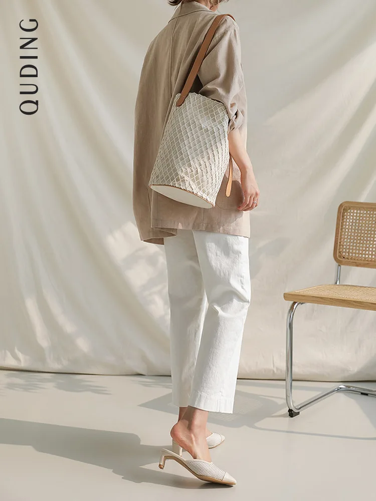 

Commuting Korean-style Trend mian ma da Pocket Single Breasted Suit Jacket Literature And Art Loose-Fit Solid Color Long-sleeved