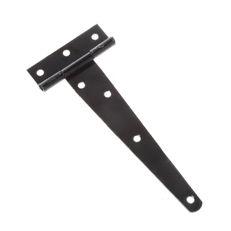 Black Paint T Hinge Cabinet Shed Wooden Door Gate Hinges Hardware