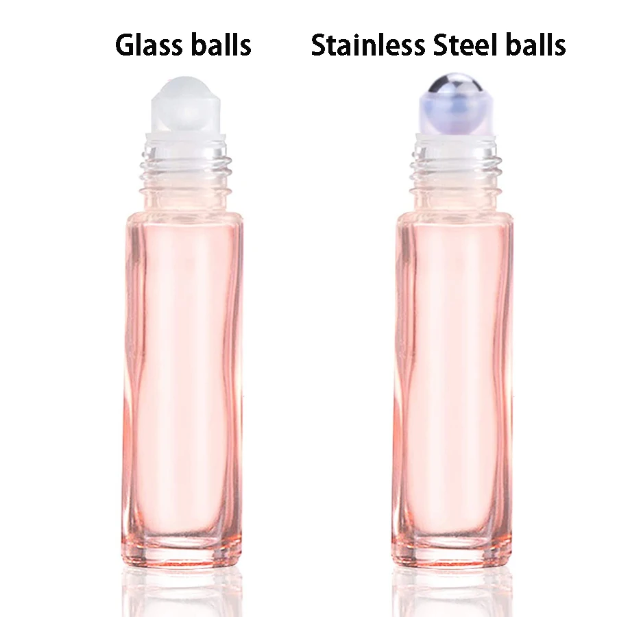 10Pcs/lot Stainless Steel Roller Balls Head Ball Plug Suit for 10ml 5ml Glass Roller Bottles Essential Oil Bottles