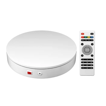 

32cm Smart Remote Control Speed ​​Direction 360 Degree Auto-Rotation Photography Rotating Turntable Display Stand High Quality