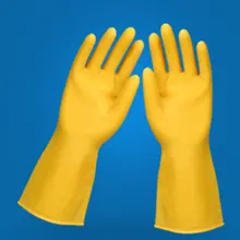 Промышленные Латексные Перчатки, кислота, щелочь, водонепроницаемые, ГОВЯЖЬЯ сухожилия, бытовые, трудовые страховые принадлежности, защитные перчатки