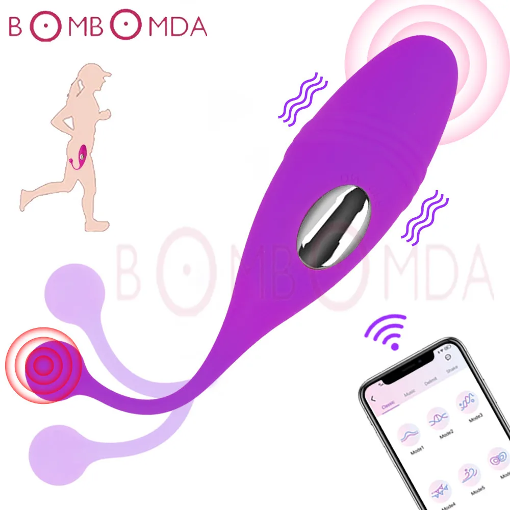 Fernbedienung Bluetooth App Control Höschen Vibrator Vibrierende Eier Tragbare Bälle Vibrator G Punkt Klitoris Massa_voghion.com