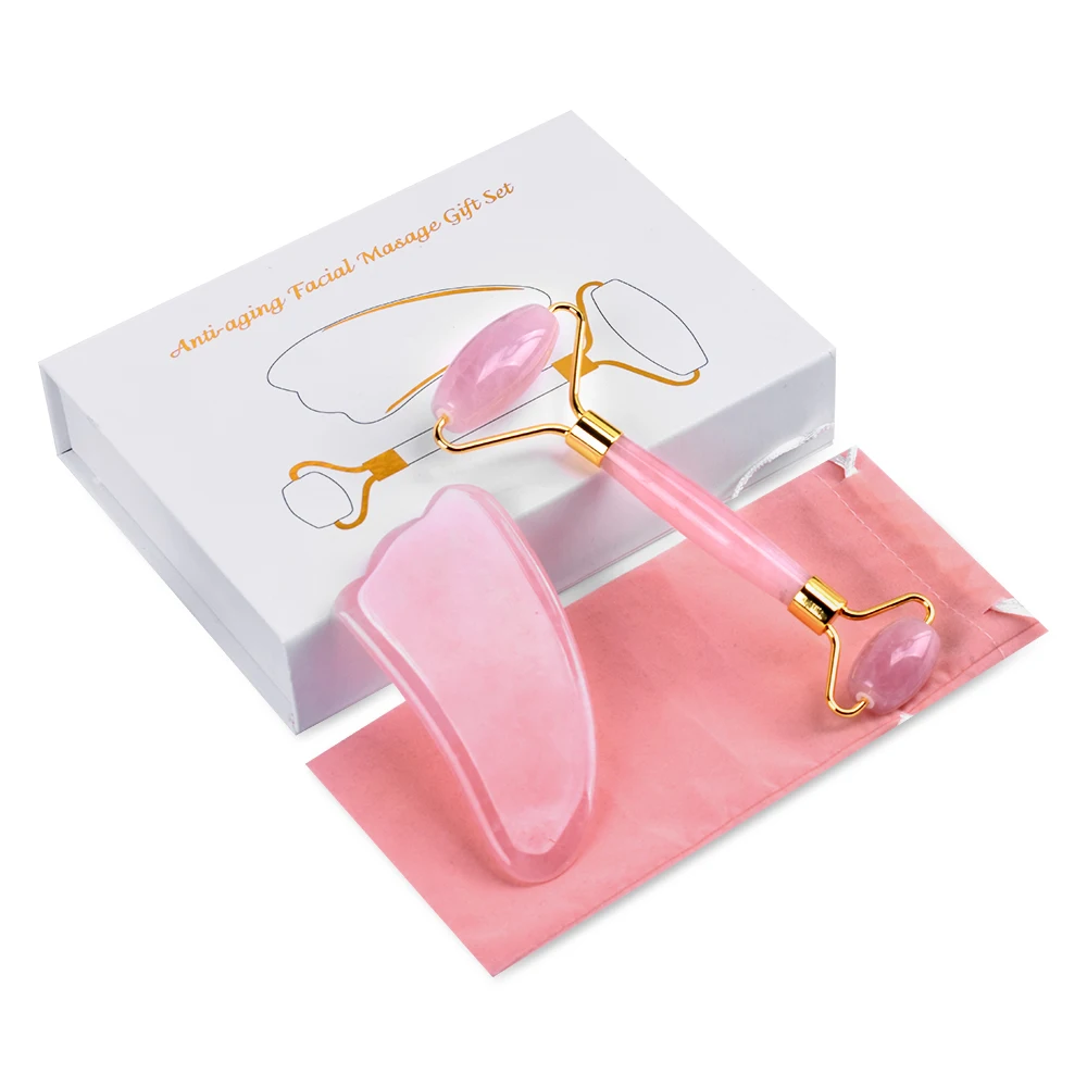 Special for Wholesales Box Kits Boxes Sets from Natural Mineral Crystal Energy Stone Material Scraping Face-lift Tools