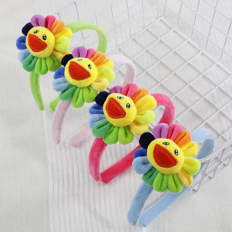 

Color Sunflower Headband Wash Face Soft Makeup Lady Hair Bands Accessory Turban Women HW-headwrap Hair Hoop Baby Girl Headwear